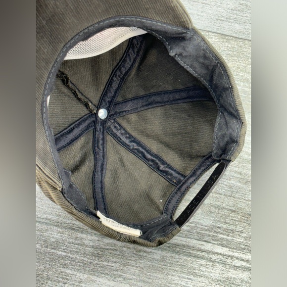 VTG Auto Palace Corduroy Ocean Specialties USA Snapback Trucker Hat Black OSFA - Picture 9 of 13